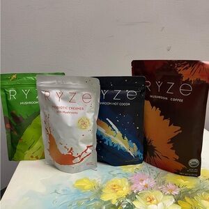 RYZE Mushroom Beverage Variety Pack of 4